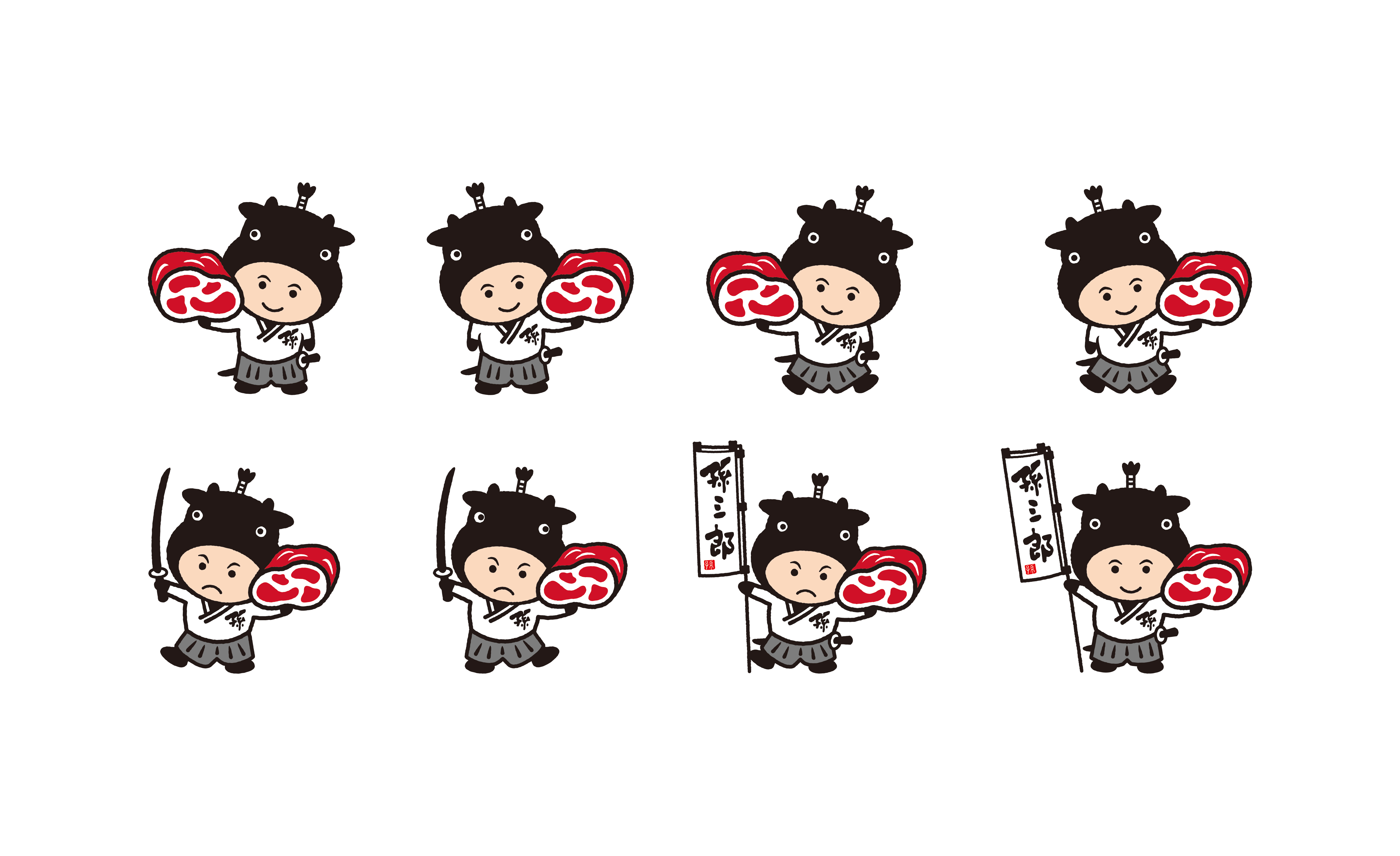 焼肉孫三郎 海外用キャラクター